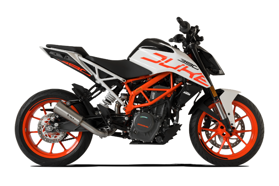 HP Corse Exhaust GP07 Satin KTM Duke 390 2017-2020