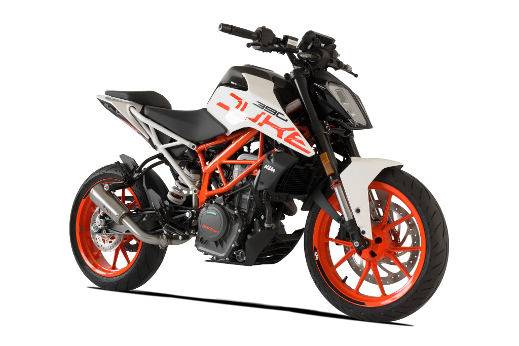 HP Corse Exhaust GP07 Satin KTM Duke 390 2017-2020