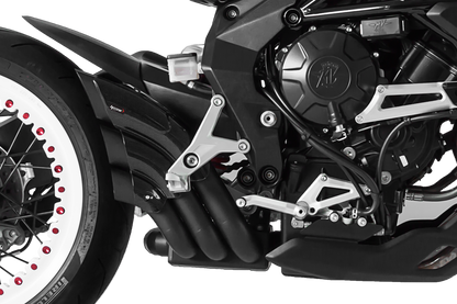 HP Corse Auspuffhydrotre Satin Kohlenstoffabdeckung MV Agusta Brutale 800 2016 - 2020
