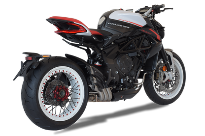 HP Corse Auspuffhydrotre Satin Kohlenstoffabdeckung MV Agusta Brutale 800 2016 - 2020