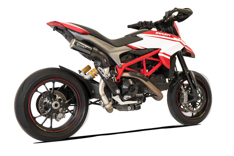 HP Corse Exhaust GP07 Black Ducati Hypermotard 821 2013-2016