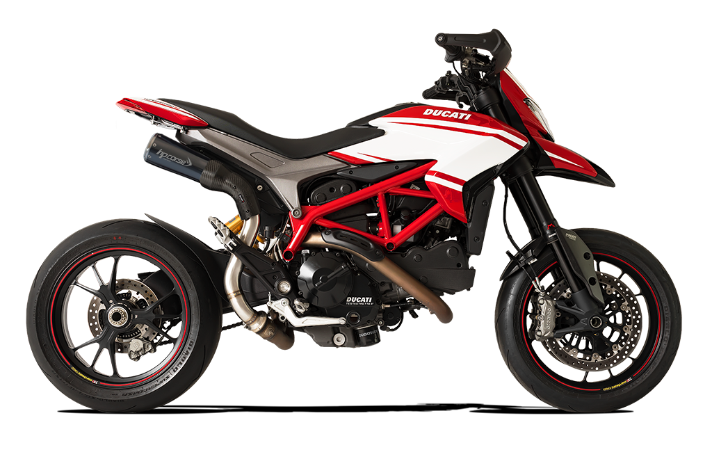 HP Corse Exhaust GP07 Black Ducati Hypermotard 821 2013-2016