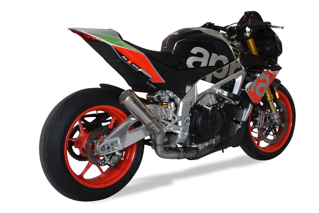 HP Corse Exhaust GP07 Satin Aprilia Tuono V4 2017-2018