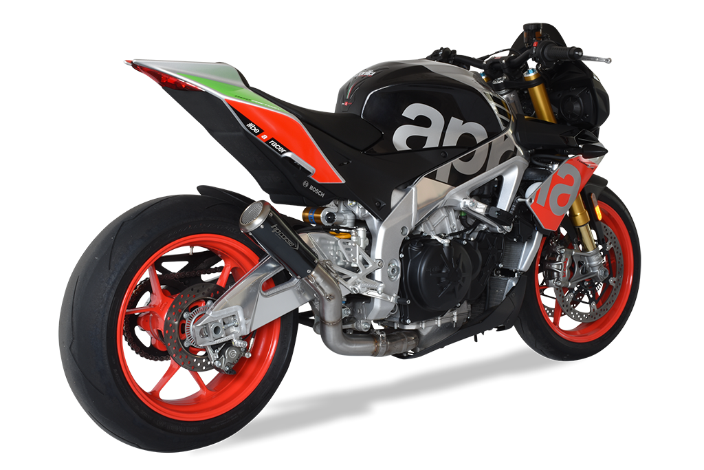 HP Corse Exhaust GP07 Satin Aprilia Tuono V4 2017-2018