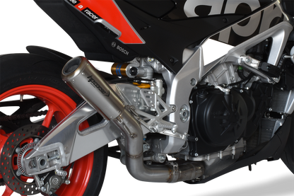 HP Corse Exhaust GP07 Satin Aprilia Tuono V4 2017-2018