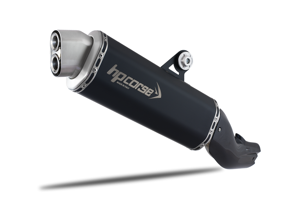 HP Corse Exhaust 4-track R Black BMW R 1250 GS 2019-2023