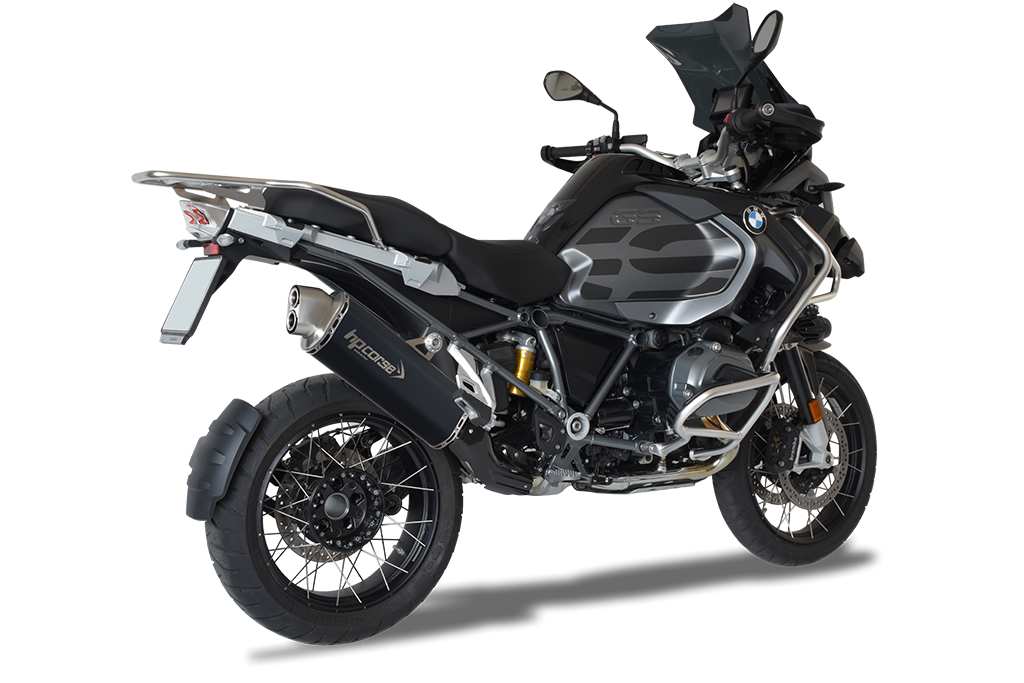 HP Corse Exhaust 4-track R Black BMW R1200GS 2013-2018
