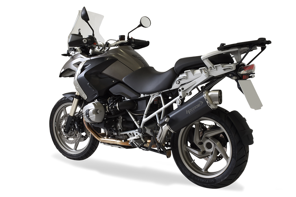 HP Corse Exhaust 4-track R Black BMW R 1200 GS 2010-2012