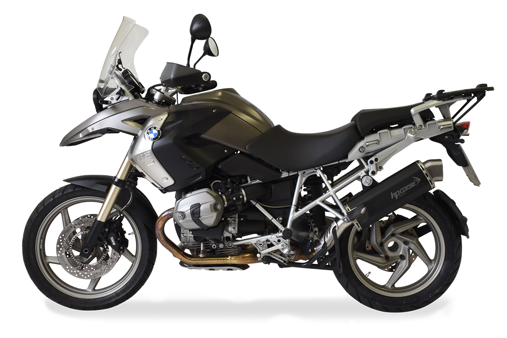HP Corse Exhaust 4-track R Black BMW R 1200 GS 2010-2012