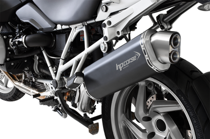 HP Corse Exhaust 4-track R Black BMW R 1200 GS 2010-2012