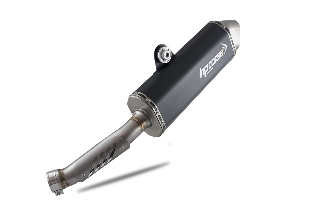 HP Corse Exhaust 4-track R Black BMW R 1200 GS 2010-2012