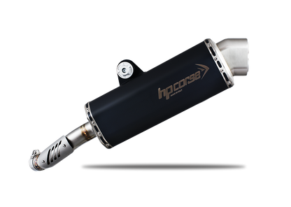 HP Corse Exhaust 4-track R Black BMW R 1200 GS 2004-2009