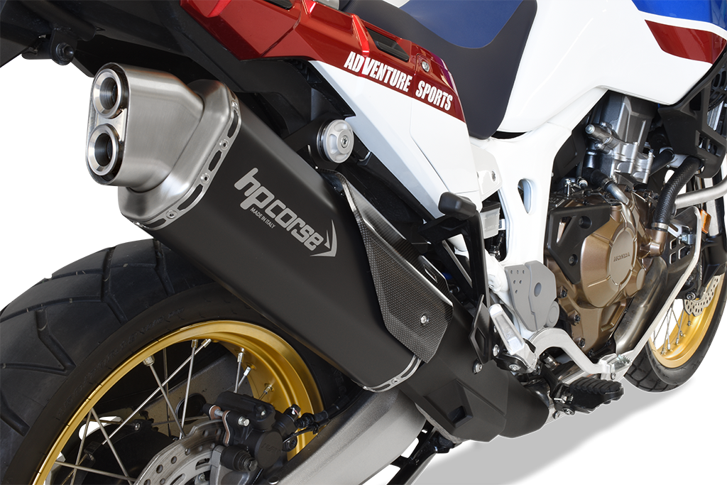 HP Corse Exhaust 4-track R Black Honda CRF 1000 Africa Twin 2020+