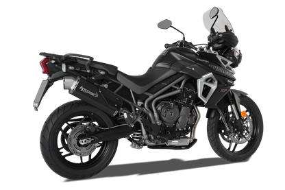 HP Corse Exhaust 4-track R Black Triumph Tiger 800 XC 2015-2017