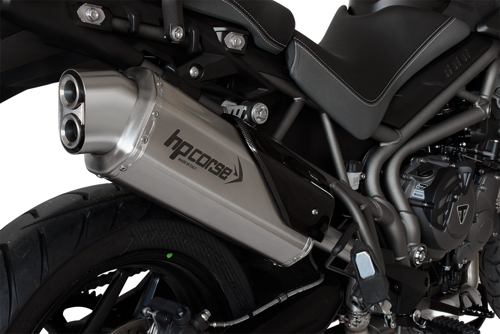 HP Corse Exhaust 4-track R Titanium Triumph Tiger 800 XC 2015-2017