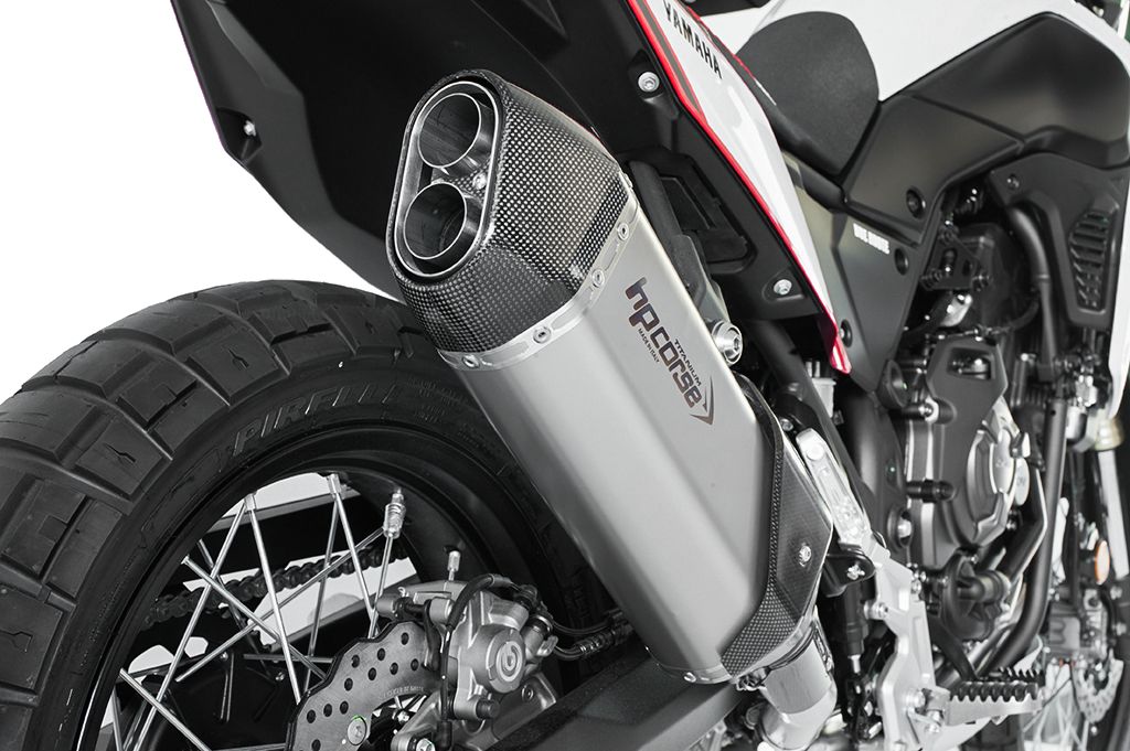 HP Corse SPS Carbon Short Titanium Yamaha Tenere 700 2019+