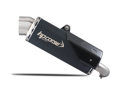 HP Corse Exhaust 4-track R Black Suzuki V-Strom 1000 2017-2020