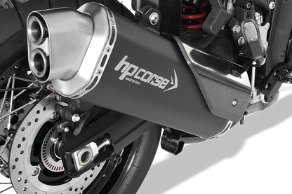 HP Corse Exhaust 4-track R Black Suzuki V-Strom 1000 2017-2020