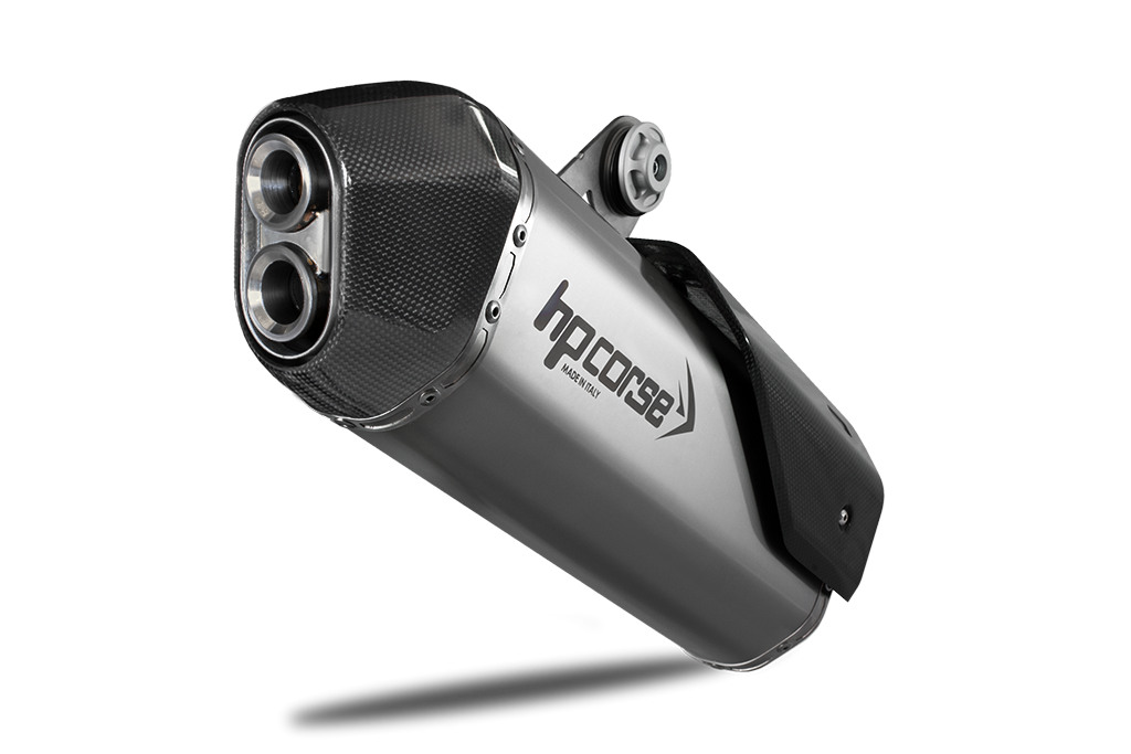 HP Corse Auspuff SPS Carbon Titanium Honda CRF 1100 Afrika Twin Plus 2016-2020