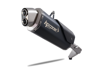 HP Corse Exhaust 4-track R Black Triumph Tiger 1200 XRT 2018-2020