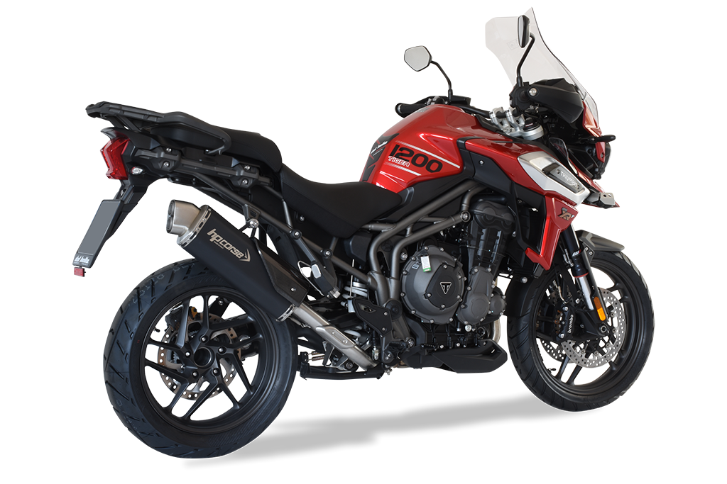 HP Corse Exhaust 4-track R Black Triumph Tiger 1200 XRT 2018-2020