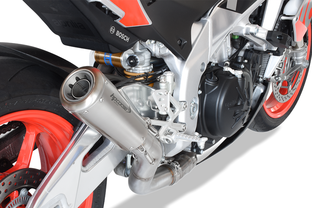 HP Corse Exhaust GP07 Satin Aprilia Tuono V4 2017-2018