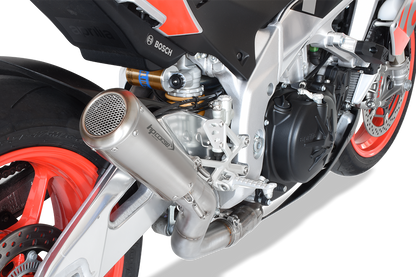 HP Corse Exhaust GP07 Satin Aprilia Tuono V4 2017-2018