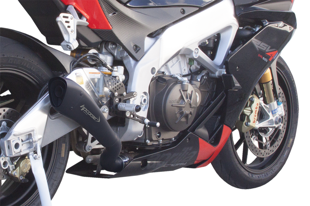 HP Corse Exhaust Evoxtreme 310mm Black Aprilia RSV4 2009-2014