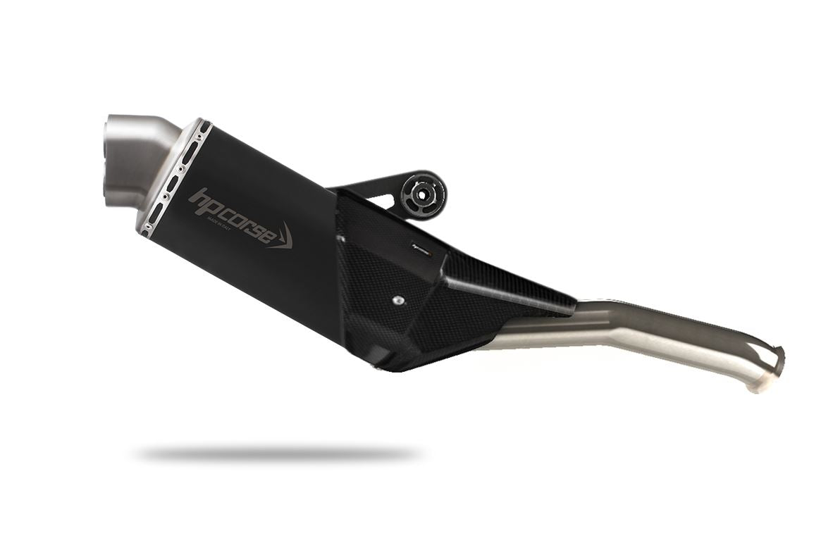 HP Corse Exhaust 4-track R Short Black KTM 790 Adventure 2019-2024