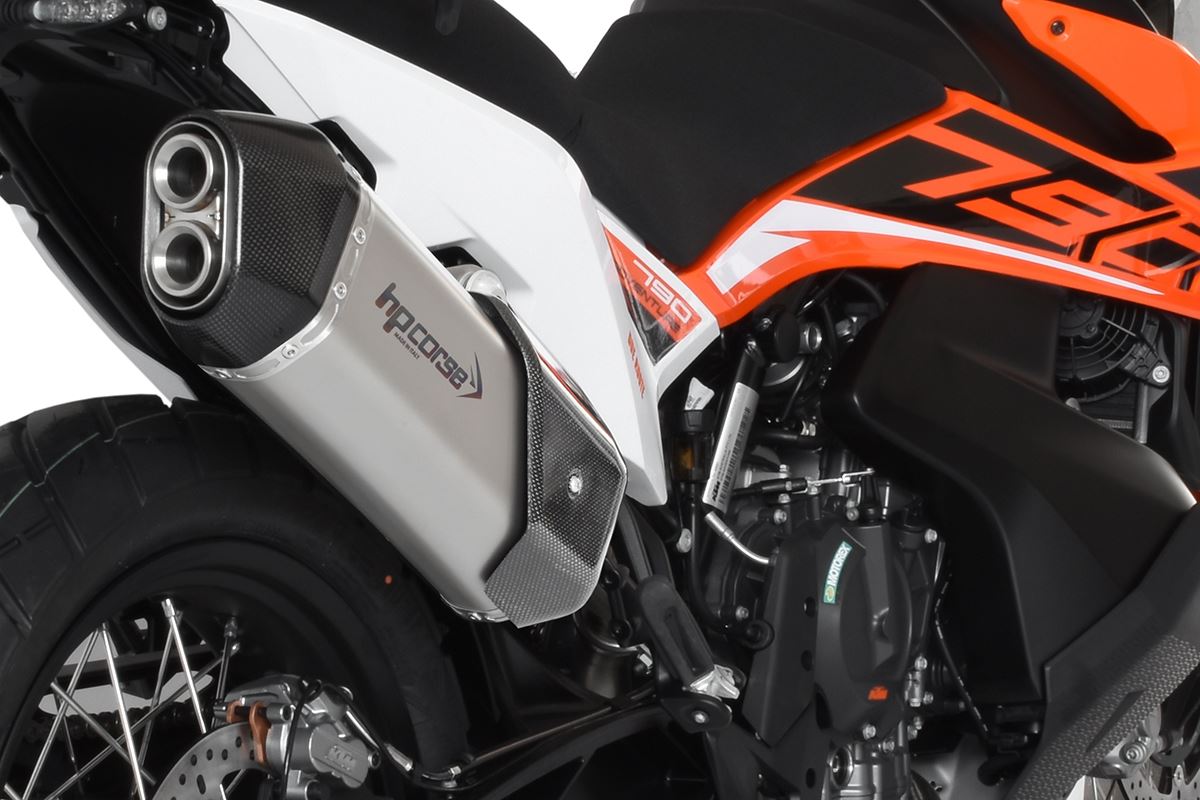 HP Corse Expace SPS Carbon Short Titanium KTM 790 Adventure 2019-2024