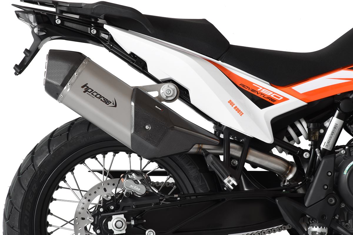 HP Corse Expace SPS Carbon Short Titanium KTM 790 Adventure 2019-2024