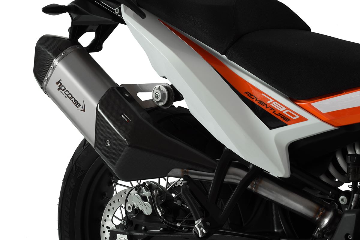 HP Corse Expace SPS Carbon Short Titanium KTM 790 Adventure 2019-2024