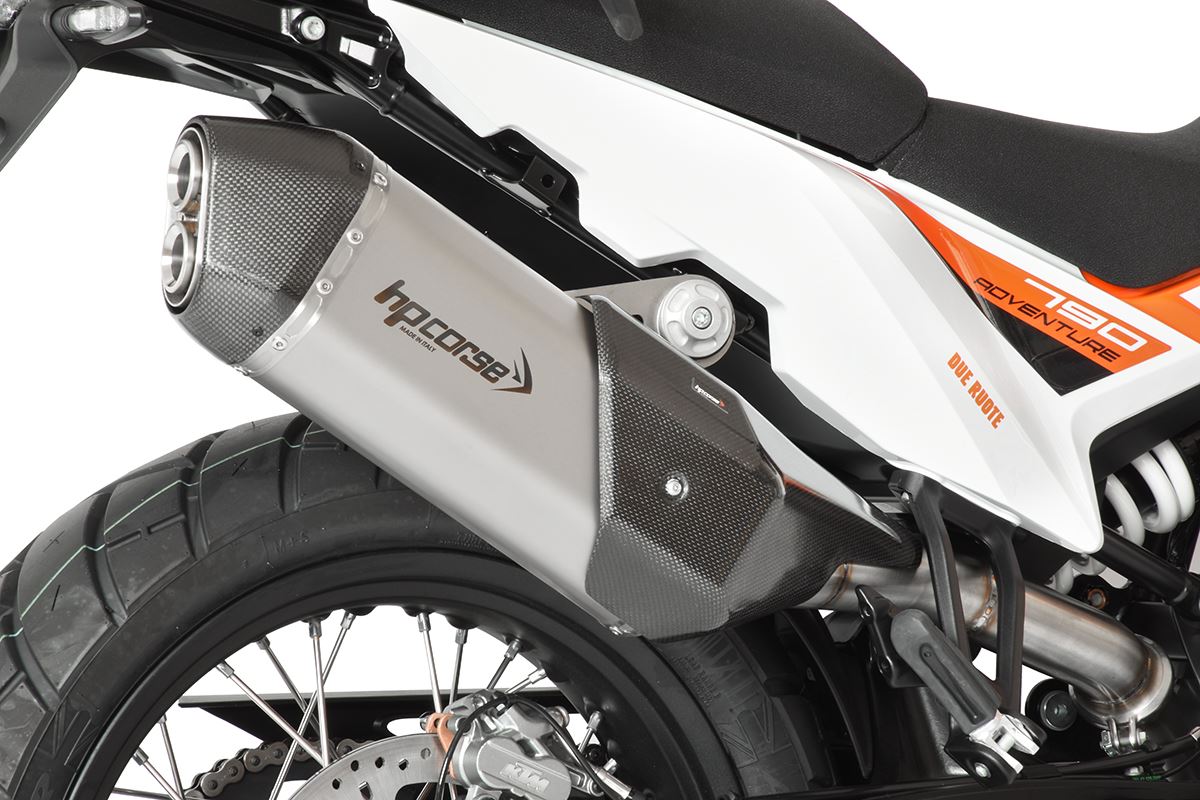 HP Corse Expace SPS Carbon Short Titanium KTM 790 Adventure 2019-2024