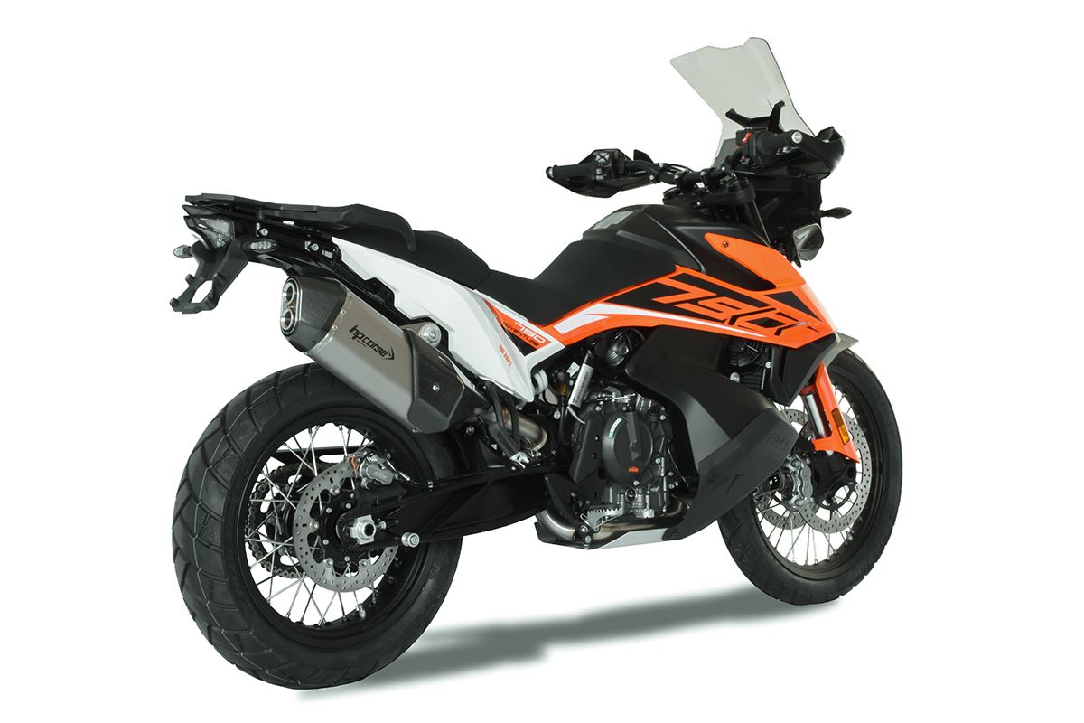 HP Corse Expace SPS Carbon Short Titanium KTM 790 Adventure 2019-2024