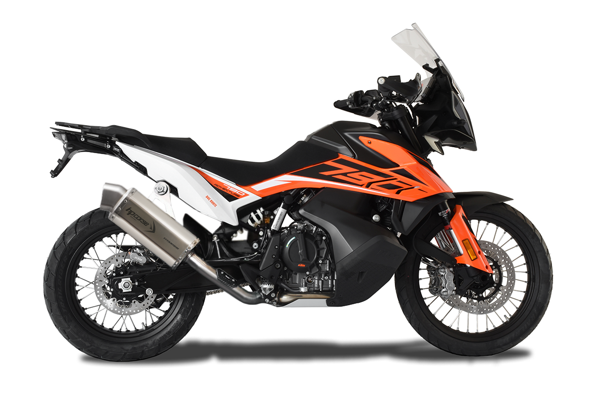 HP Corse Exhaust 4-track R Short Titanium-Racing Version KTM 790 Adventure 2019-2024