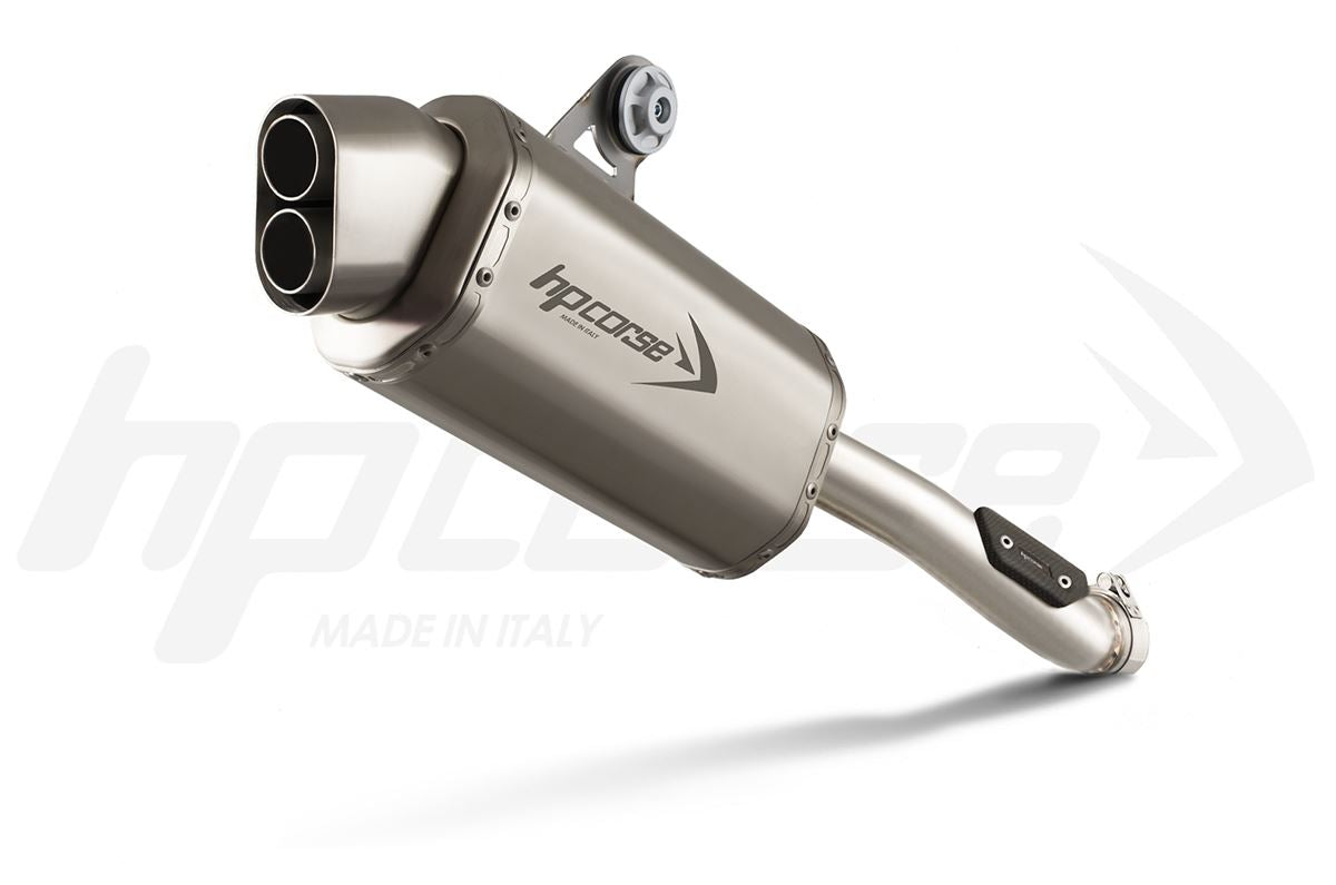 HP Corse Exhaust 4-track R Short Satin-Racing Version KTM 790 Adventure 2019-2024
