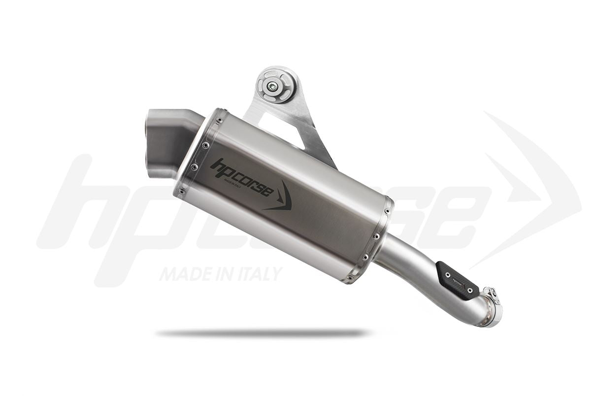 HP Corse Exhaust 4-track R Short Satin-Racing Version KTM 790 Adventure 2019-2024