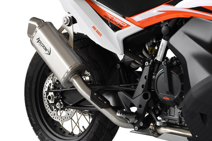 HP Corse Exhaust 4-track R Short Satin-Racing Version KTM 790 Adventure 2019-2024