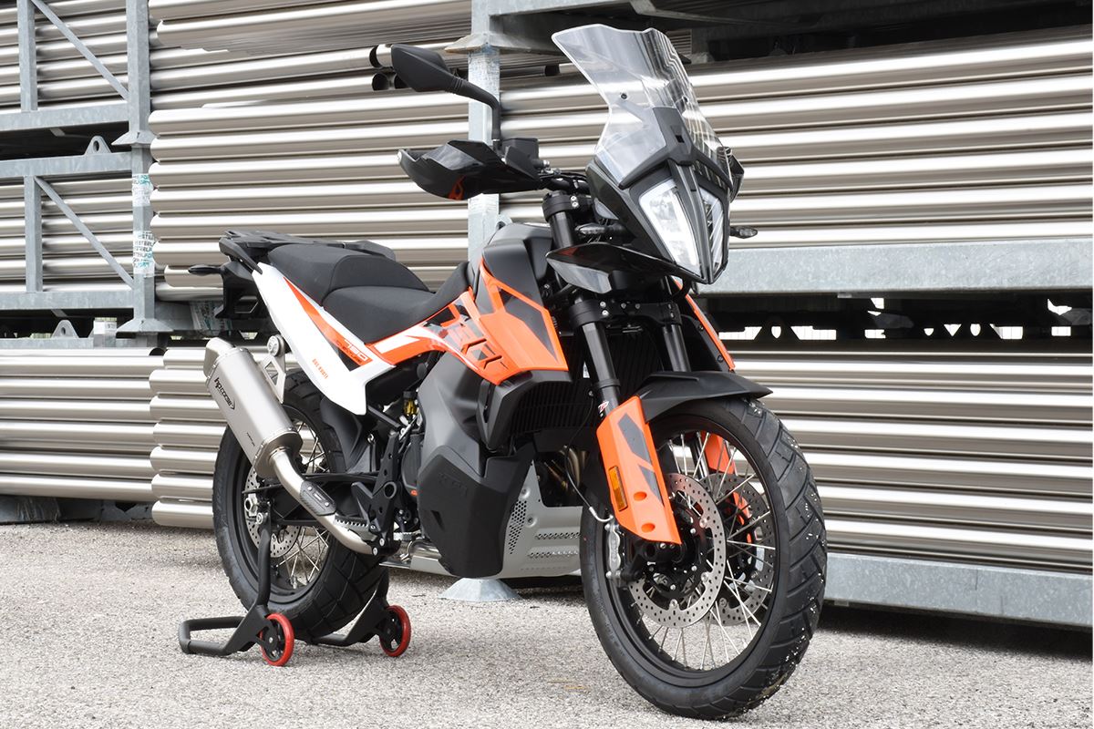 HP Corse Exhaust 4-track R Short Titanium-Racing Version KTM 790 Adventure 2019-2024