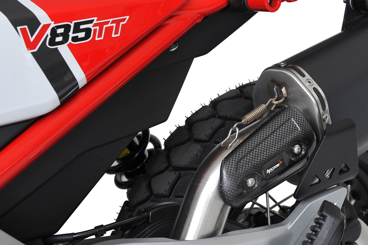 HP Corse Expace SPS Carbon Black Moto Guzzi V85 TT 2019+