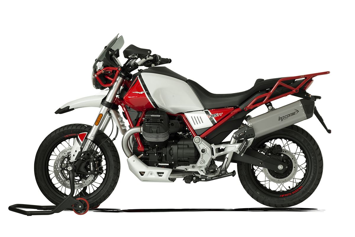HP Corse Expace SPS Carbon Satin Moto Guzzi V85 TT 2019+