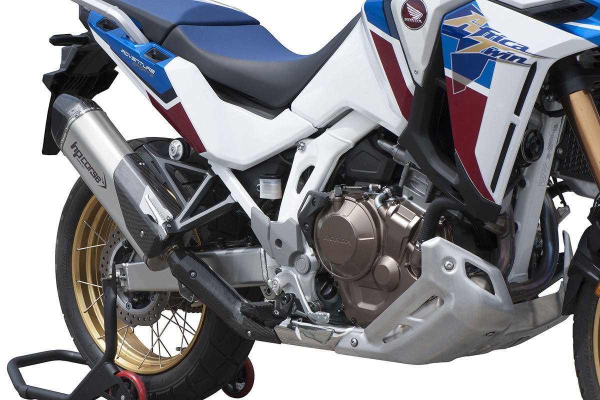 HP Corse Auspuff SPS Carbon Titanium Honda CRF 1100 Afrika Twin Plus 2016-2020