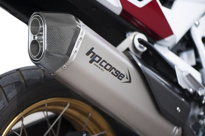 HP Corse Auspuff SPS Carbon Titanium Honda CRF 1100 Afrika Twin Plus 2016-2020