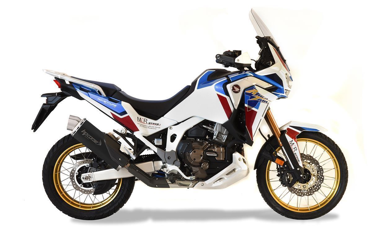 HP Corse Exhaust 4-track R Black Honda CRF 1100 Africa Twin Plus 2020-2024
