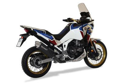 HP Corse Exhaust 4-track R Black Honda CRF 1100 Africa Twin Plus 2020-2024