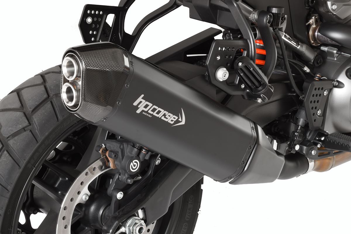 HP Corse Exhaust SPS Carbon Black Titanium Harley Davidson Pan America 1250 2021-2024