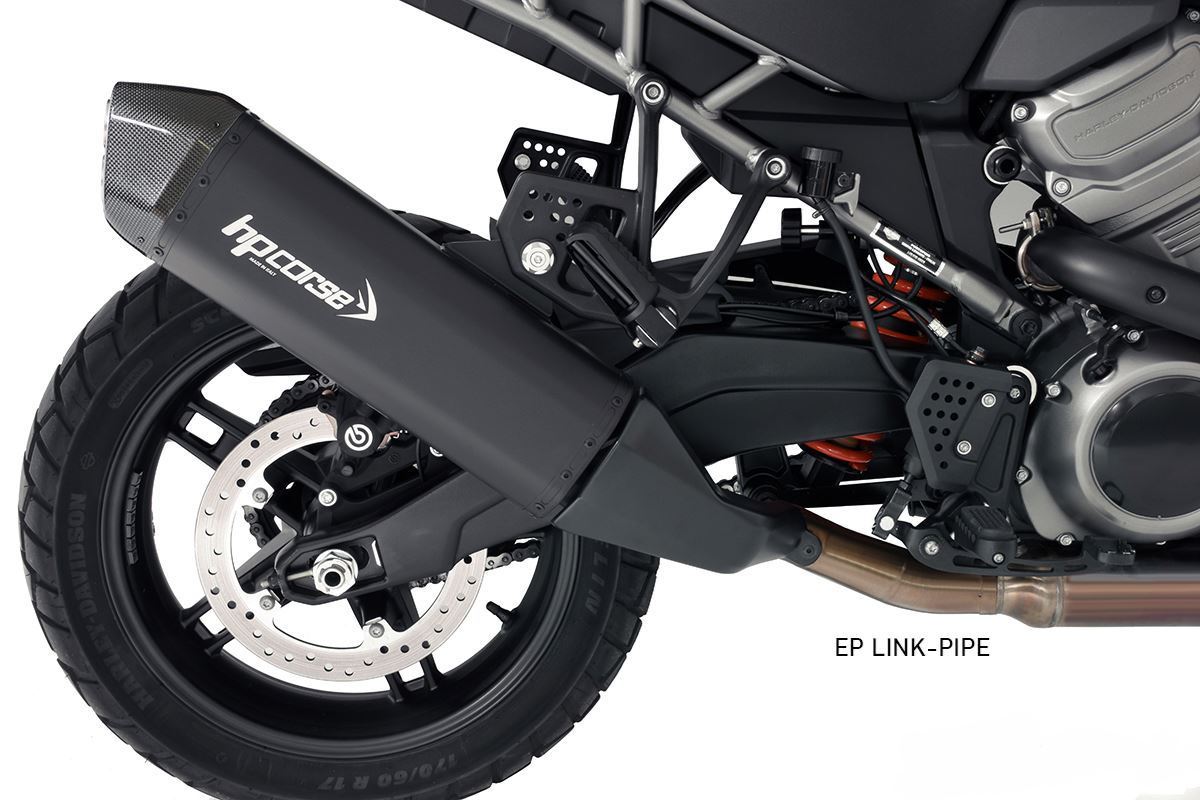 HP Corse Exhaust SPS Carbon Black Titanium Harley Davidson Pan America 1250 2021-2024