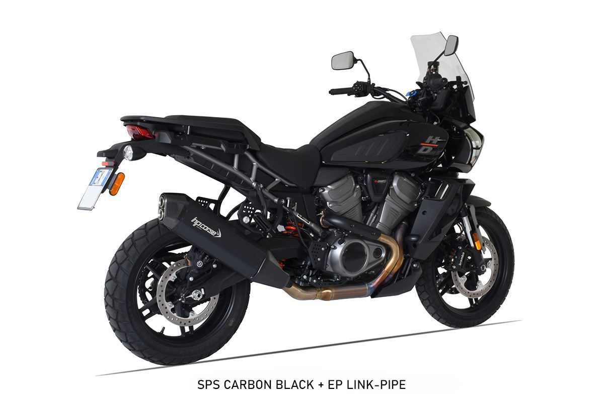 HP Corse Exhaust SPS Carbon Black Titanium Harley Davidson Pan America 1250 2021-2024