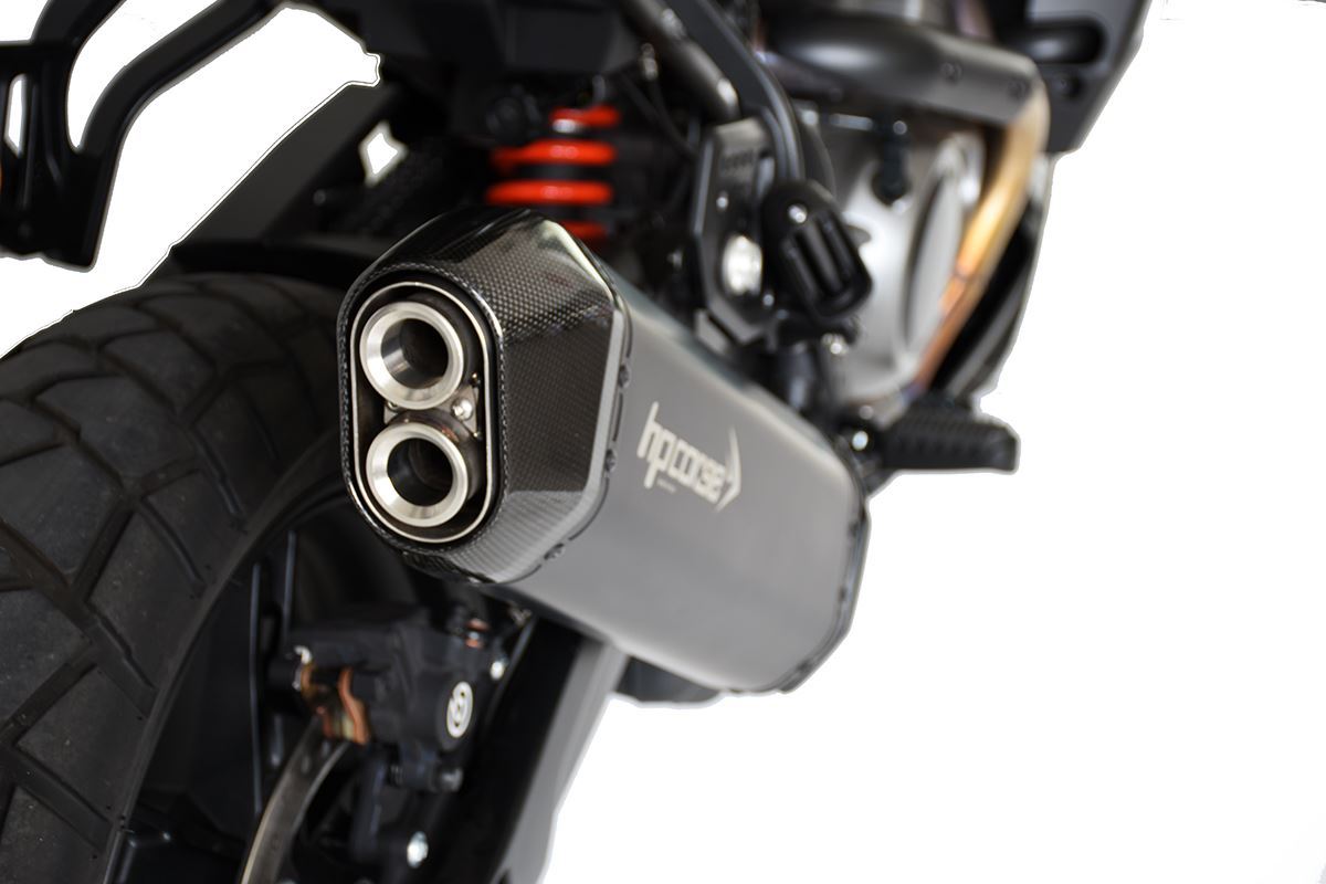 HP Corse Exhaust SPS Carbon Black Titanium Harley Davidson Pan America 1250 2021-2024