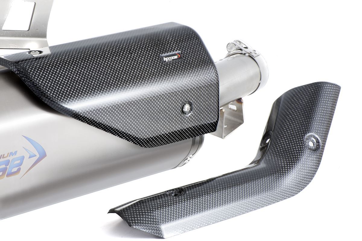 HP Corse Auspuff SPS Carbon Titanium Honda CRF 1100 Afrika Twin Plus 2016-2020